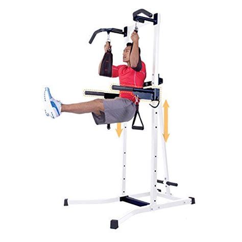 body power deluxe power tower with straps